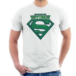 Superman I Am My Dads Kryptonite Fathers Day Men's T-Shirt