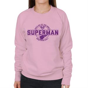 Superman Dads Out Of This World Fathers Day Women's Sweatshirt