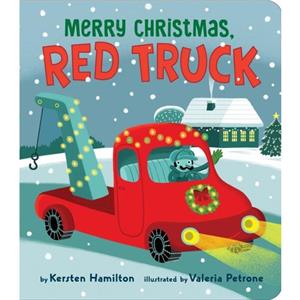 Merry Christmas Red Truck by Kersten Hamilton