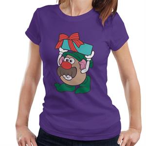 Mr Potato Head Christmas Festive Box Elf Costume Women's T-Shirt