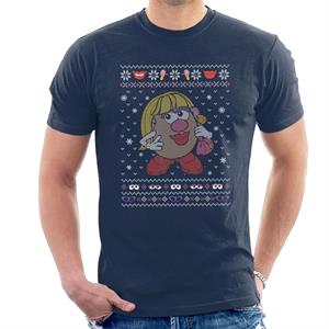 Mr Potato Head Christmas Mrs Potato Head Men's T-Shirt