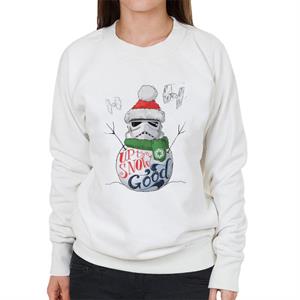 Star Wars Christmas Stormtrooper Up To Snow Good Women's Sweatshirt