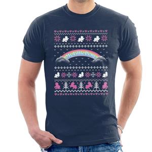 My Little Pony Christmas Festive Silhouette Men's T-Shirt