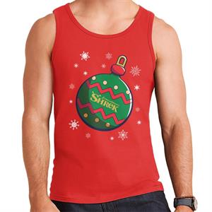 Shrek Christmas Festive Bauble Winter Snowflakes Men's Vest