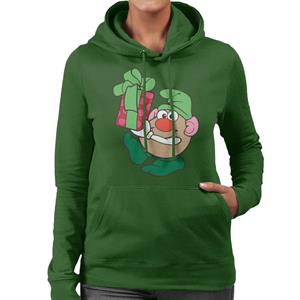 Mr Potato Head Christmas Festive Elf Women's Hooded Sweatshirt