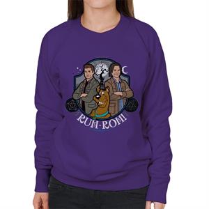 ScoobyNatural Sam And Dean Winchester Ruh Roh Women's Sweatshirt