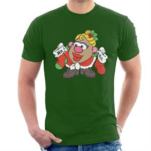 Mr Potato Head Christmas Mrs Potato Head Festive Stockings Men's T-Shirt