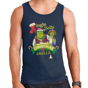 Shrek Christmas Jingle Bells Christmas Smells Men's Vest