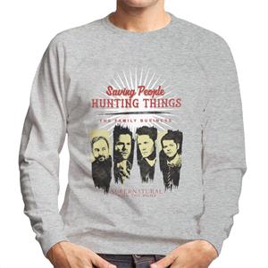 Supernatural Saving People Hunting Things Men's Sweatshirt