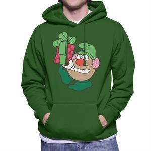 Mr Potato Head Christmas Festive Elf Men's Hooded Sweatshirt