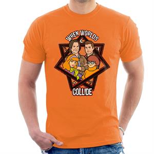 ScoobyNatural When Worlds Collide Men's T-Shirt