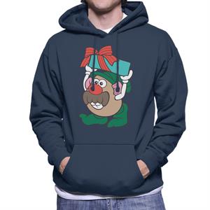 Mr Potato Head Christmas Festive Box Elf Costume Men's Hooded Sweatshirt