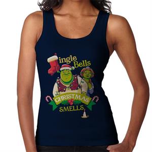 Shrek Christmas Jingle Bells Christmas Smells Women's Vest