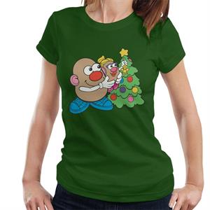 Mr Potato Head Christmas Angel On Tree Women's T-Shirt