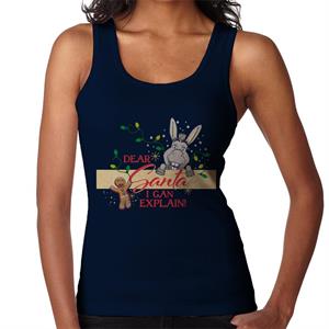 Shrek Christmas Donkey Dear Santa I Can Explain Women's Vest