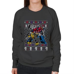 Transformers Christmas Assemble Women's Sweatshirt