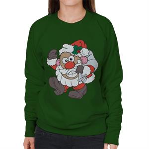 Mr Potato Head Christmas Father Christmas Women's Sweatshirt