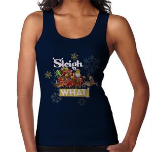 Shrek Christmas Sleigh What Women's Vest