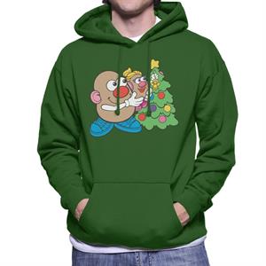 Mr Potato Head Christmas Angel On Tree Men's Hooded Sweatshirt