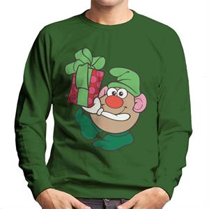 Mr Potato Head Christmas Festive Elf Men's Sweatshirt
