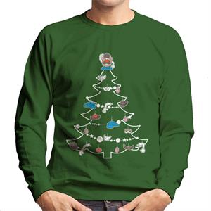 Mr Potato Head Christmas Tree Parts Men's Sweatshirt