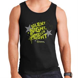 Shrek Christmas Silent Night Smelly Night Men's Vest