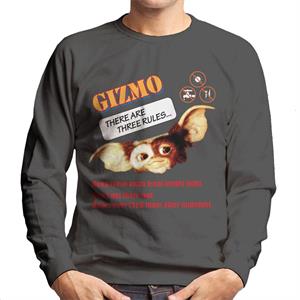 Gremlins Gizmo There Are Three Rules Men's Sweatshirt