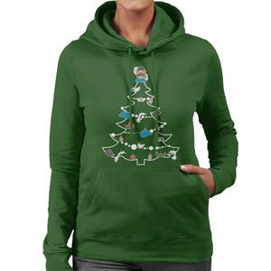 Mr Potato Head Christmas Tree Parts Women's Hooded Sweatshirt