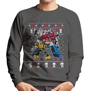Transformers Christmas Assemble Men's Sweatshirt