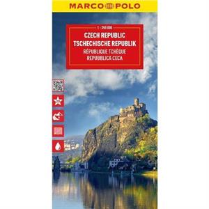 Czech Republic Marco Polo Map by Marco Polo