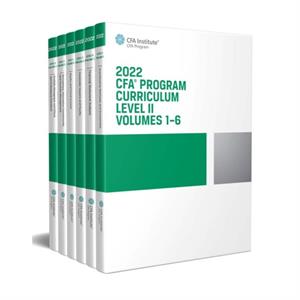 2022 CFA Program Curriculum Level II Box Set by CFA Institute