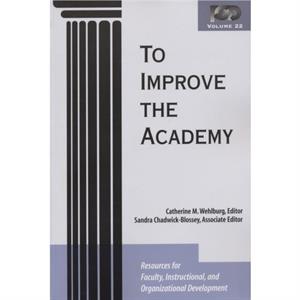 To Improve the Academy by Wehlburg