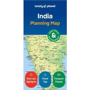 Lonely Planet India Planning Map by Lonely Planet