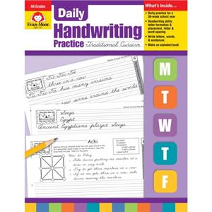 Daily Handwriting Traditional Cursive by Evan Moor Educational Publishers