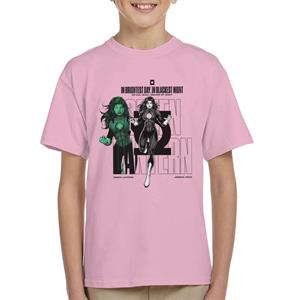 Green Lantern Jessica Cruz Brightest Day Quote Kid's T-Shirt