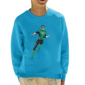 Green Lantern Ring Pose Kid's Sweatshirt