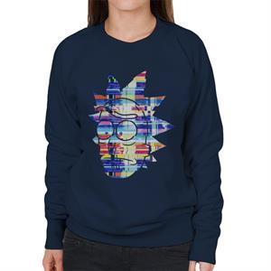 Rick and Morty Rick Sanchez Static Head Women's Sweatshirt