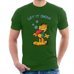 Garfield Let It Snow Christmas Men's T-Shirt