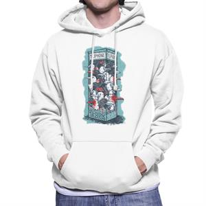 The Birds Dark Phone Booth Men's Hooded Sweatshirt