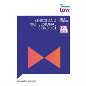 SQE  Ethics and Professional Conduct 3e by Jacqueline Kempton