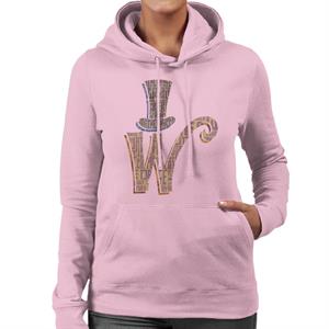 Willy Wonka and The Chocolate Factory Top Hat W Women's Hooded Sweatshirt