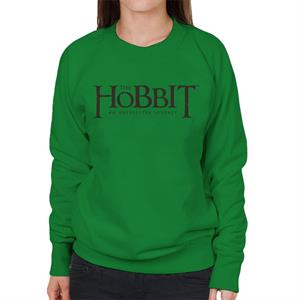 The Hobbit An Unexpected Journey Text Logo Women's Sweatshirt