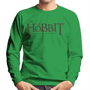 The Hobbit An Unexpected Journey Text Logo Men's Sweatshirt