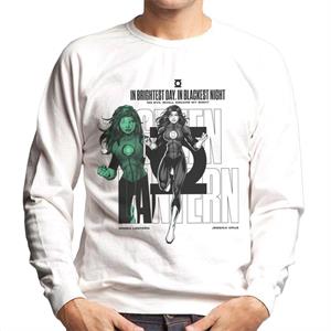 Green Lantern Jessica Cruz Brightest Day Quote Men's Sweatshirt