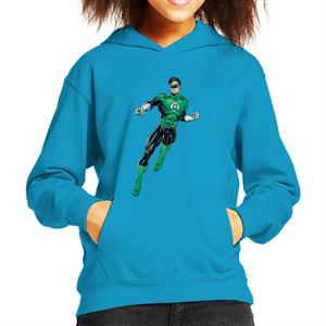 Green Lantern Ring Pose Kid's Hooded Sweatshirt