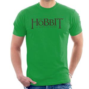 The Hobbit An Unexpected Journey Text Logo Men's T-Shirt