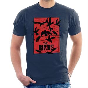 The Birds Power Line Silhouettes Men's T-Shirt