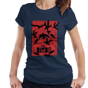 The Birds Power Line Silhouettes Women's T-Shirt