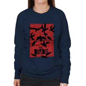 The Birds Power Line Silhouettes Women's Sweatshirt