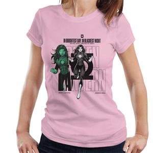 Green Lantern Jessica Cruz Brightest Day Quote Women's T-Shirt